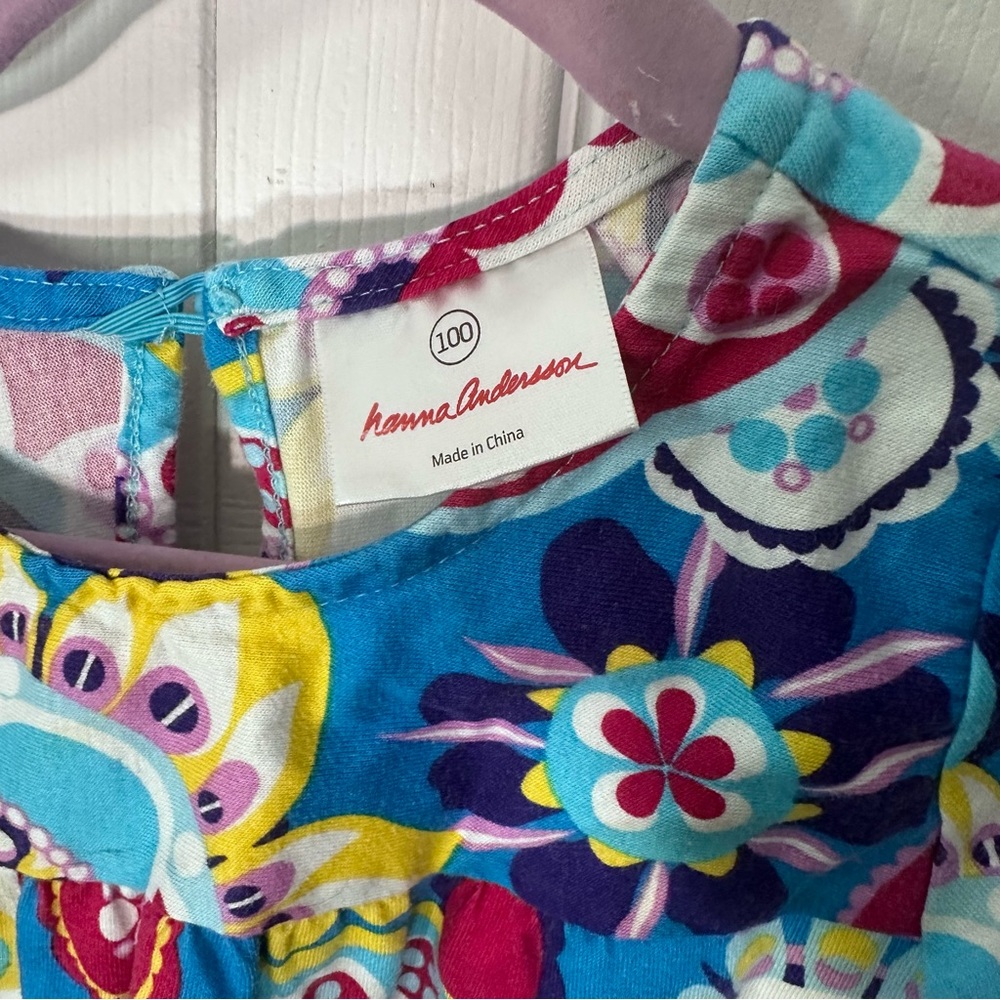 Hannah Andersson said size 4 floral print dress - Picture 2 of 5